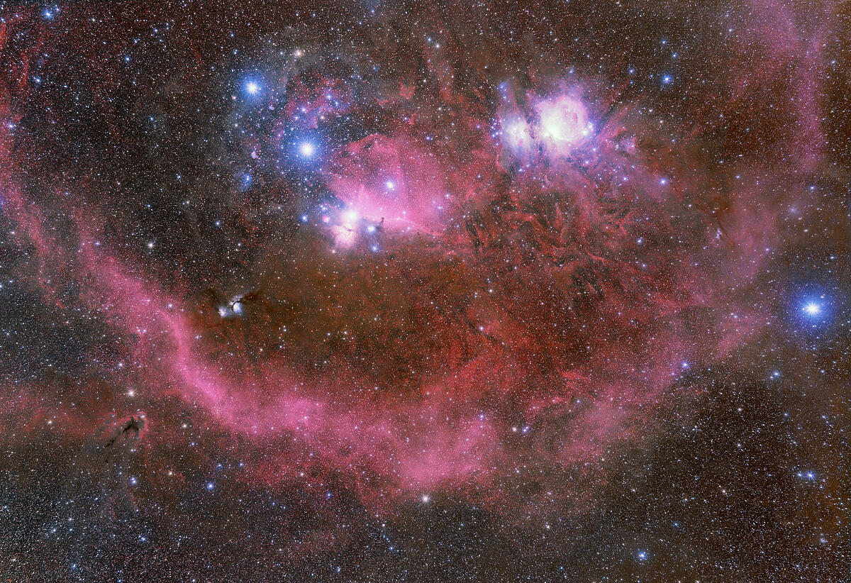 15. Woche - Barnard´s Loop und Orions Zentrum - www.Astronomie.de