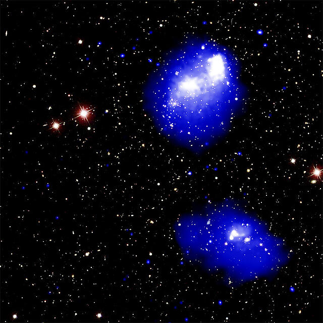 Mehrere Galaxienhaufen